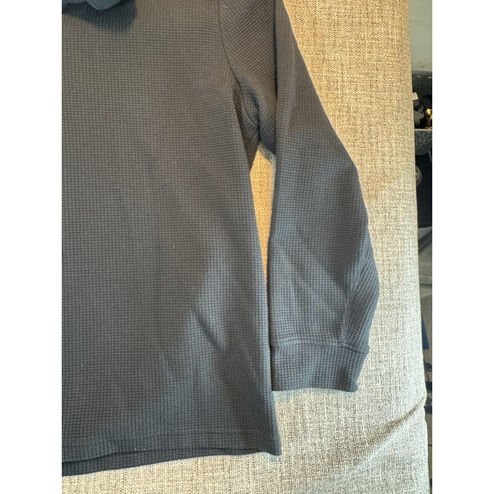 Flag and Anthem 1/4 Zip Pullover Sweatshirt Men's XL Gray blue - Picture 13 of 13